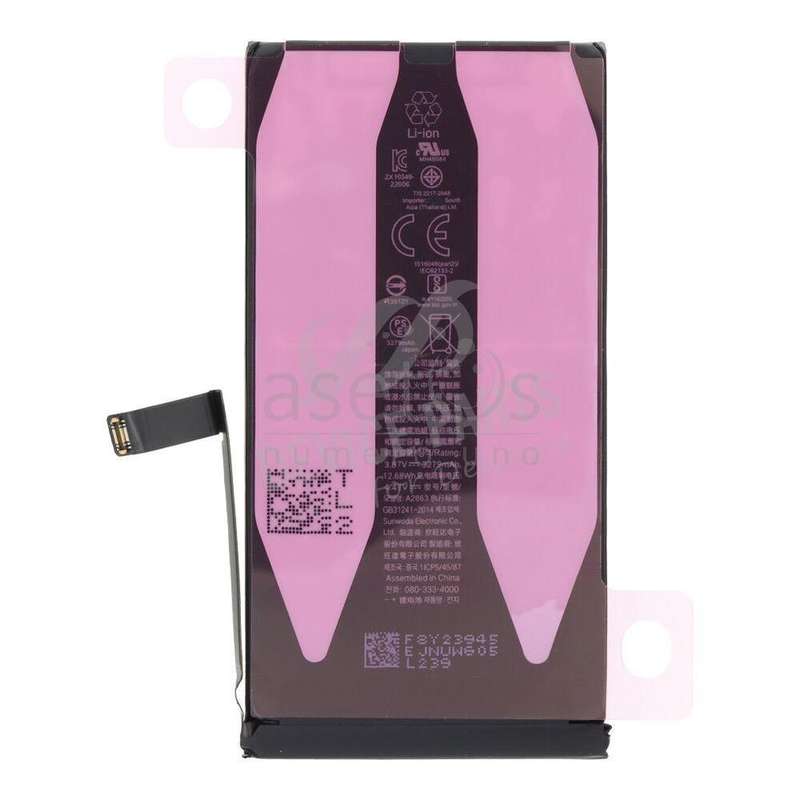 A2863 3279mAh Battery + Battery Adhesive for iPhone 14 Ori