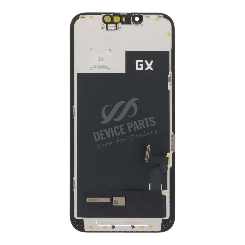 Screen Replacement for iPhone 13 6.1" IC Removable Version GX Hard OLED Black HQ