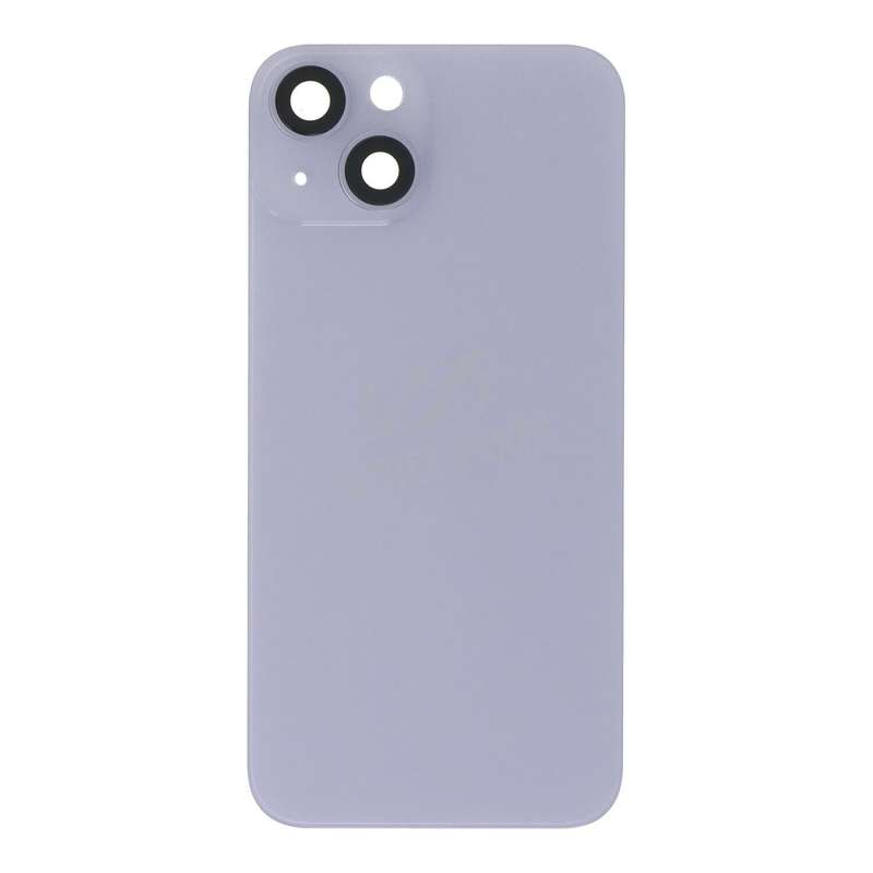 Battery Door + Back Camera Lens and Bezel for iPhone 14 Purple OEM