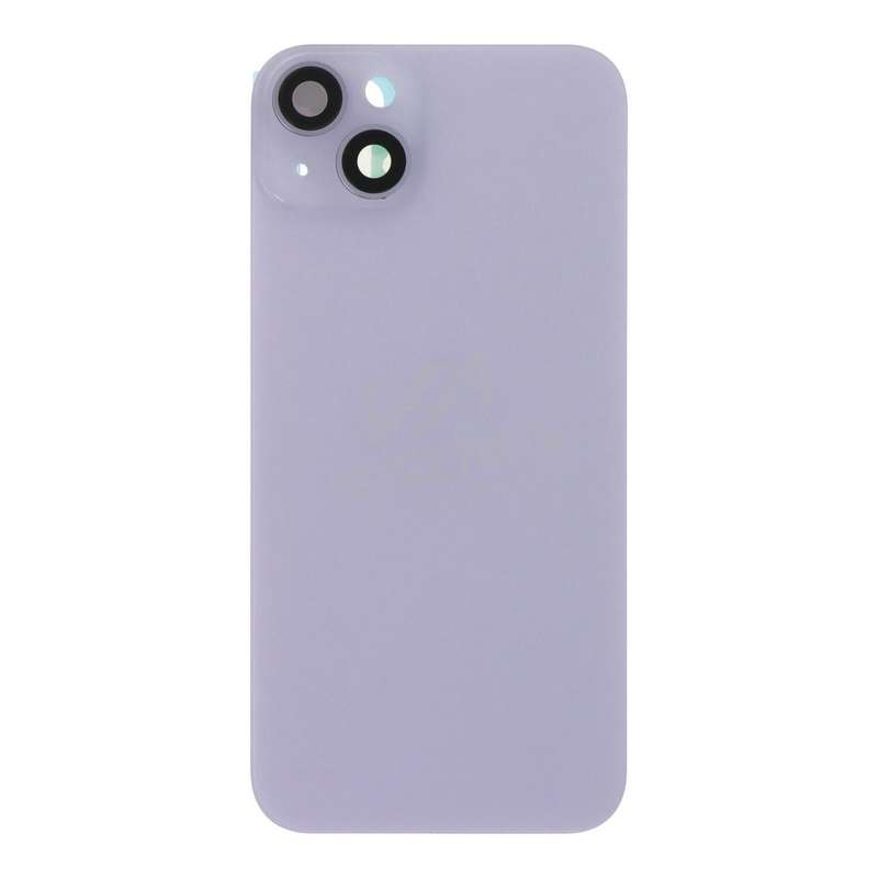 Battery Door + Back Camera Lens and Bezel for iPhone 14 Plus Purple OEM