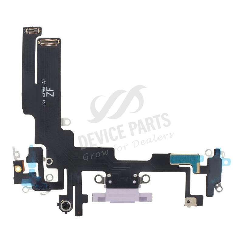 Charging Port Flex Cable for iPhone 14 Purple HQ