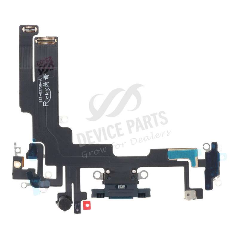 Charging Port Flex Cable for iPhone 14 Black OEM