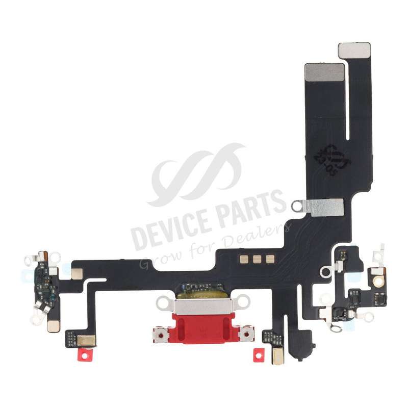 Charging Port Flex Cable for iPhone 14 Red OEM
