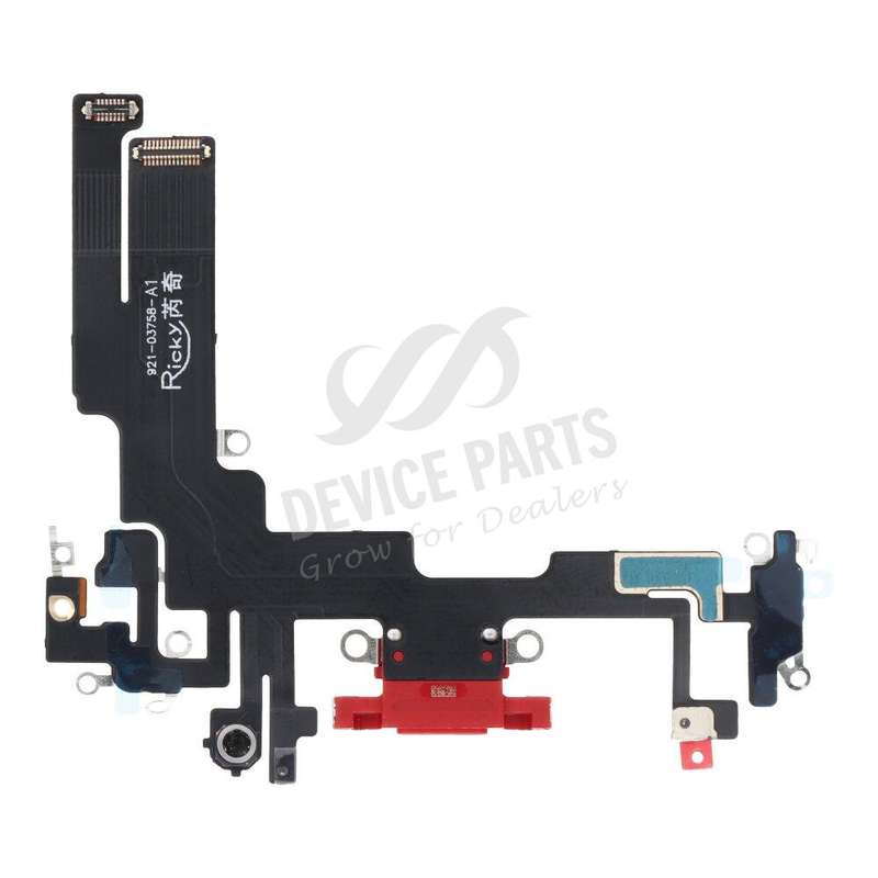 Charging Port Flex Cable for iPhone 14 Red OEM