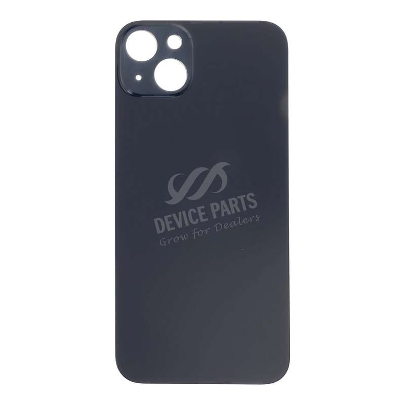 Battery Door with Adhesive for iPhone 14 Plus Small Hole Black OEM