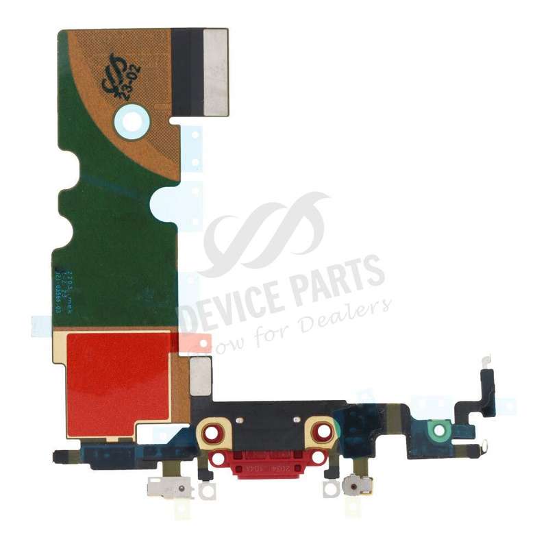 Charging Port Flex Cable for iPhone SE 2022 Red Ori