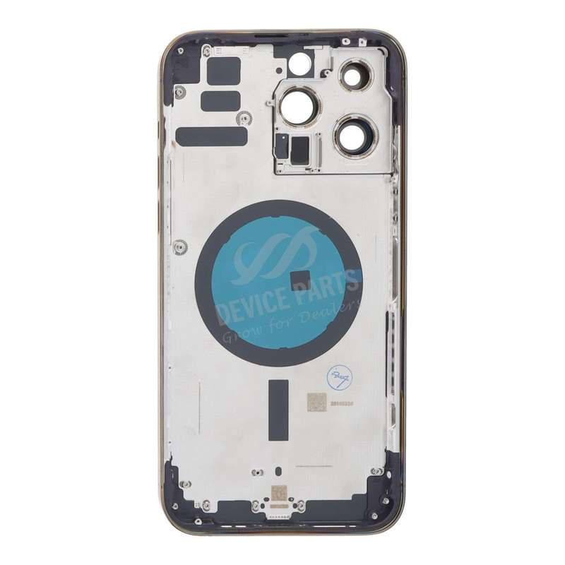 Middle Frame + Battery Door + Back Camera Lens and Bezel + Side Buttons with Magnetism Ring+Speak...