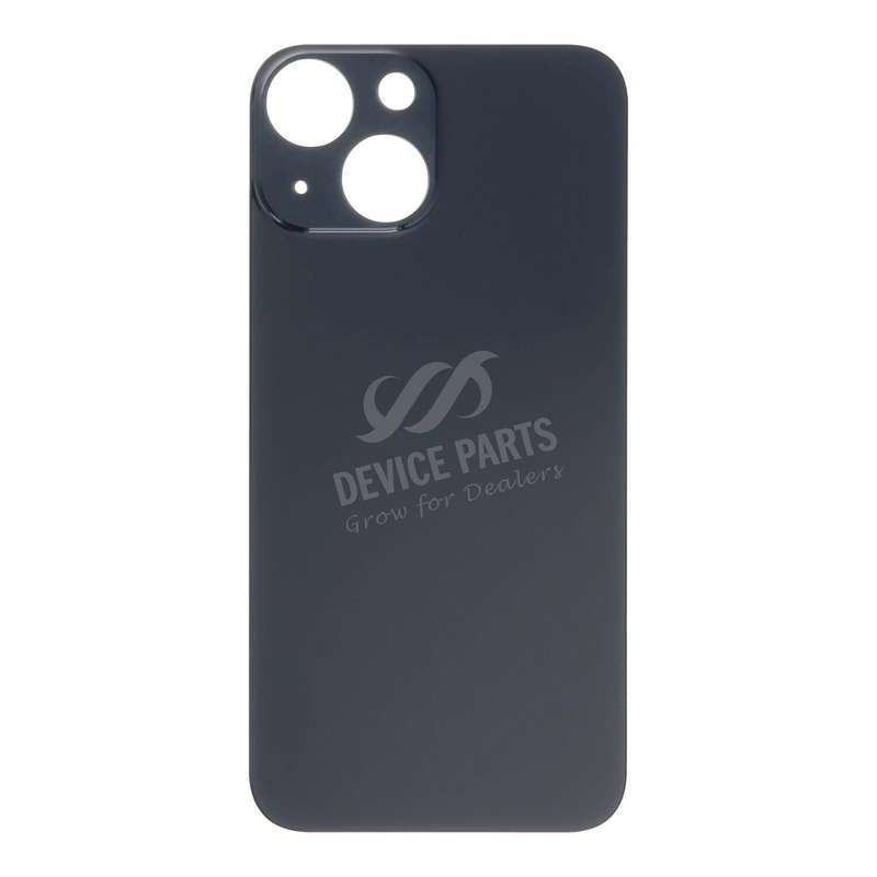 Battery Door with Adhesive for iPhone 13 Mini 5.4" Large Hole Black without Logo OEM