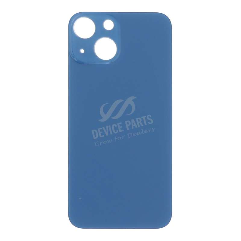 Battery Door with Adhesive for iPhone 13 Mini 5.4" Small Hole Blue without Logo OEM