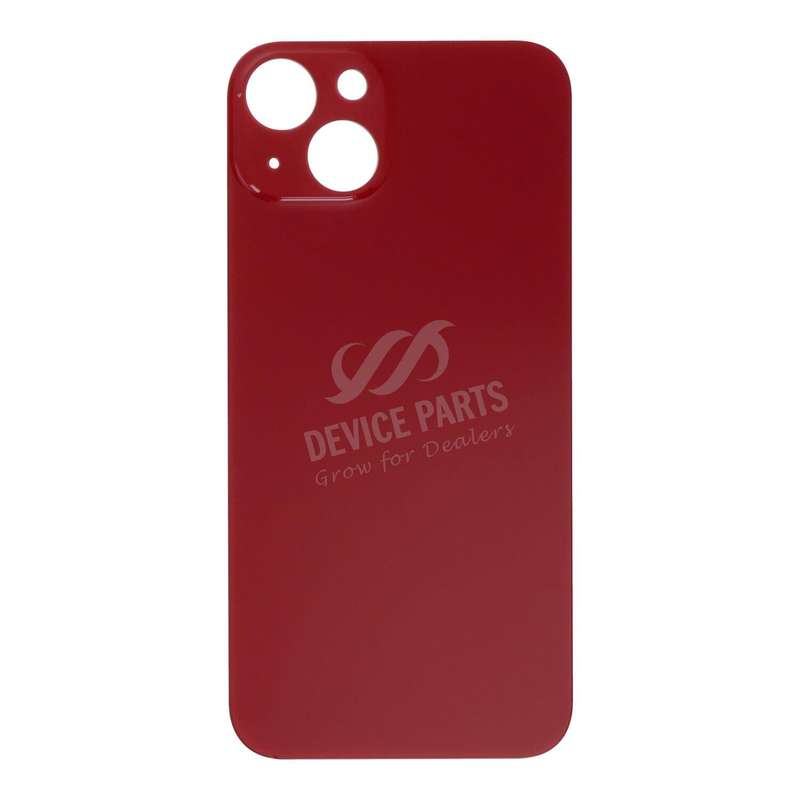 Battery Door with Adhesive for iPhone 13 6.1" Large Hole Red without Logo OEM