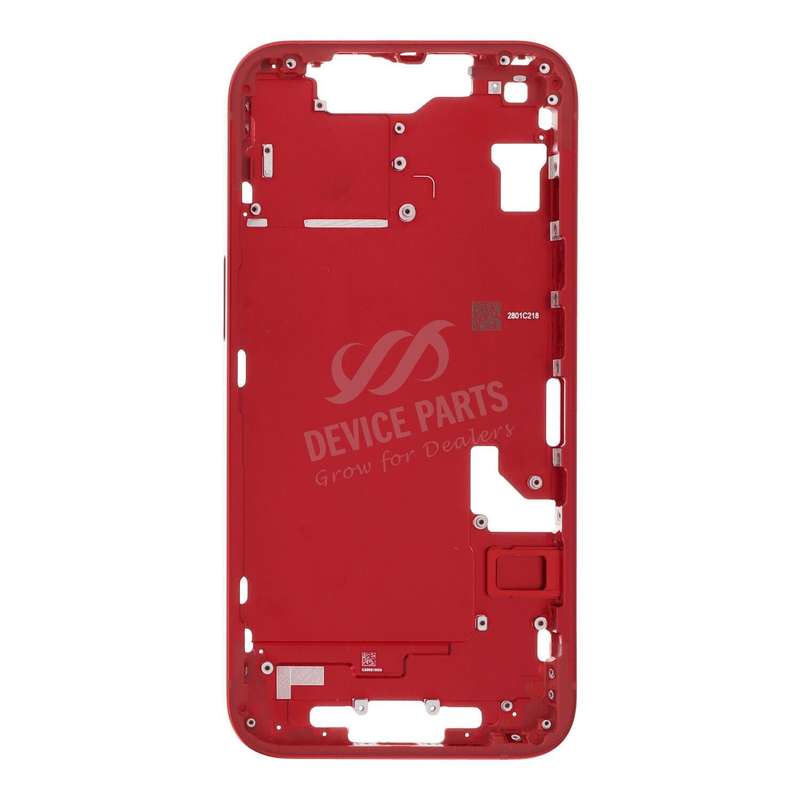 Middle Frame with Side Buttons + SIM Card Tray for iPhone 14 A2882/A2881/A2884/A2883 European Ver...