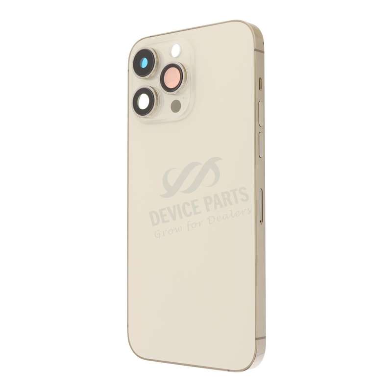 Middle Frame + Battery Door + Back Camera Lens and Bezel + Side Buttons + SIM Card Tray with Magn...