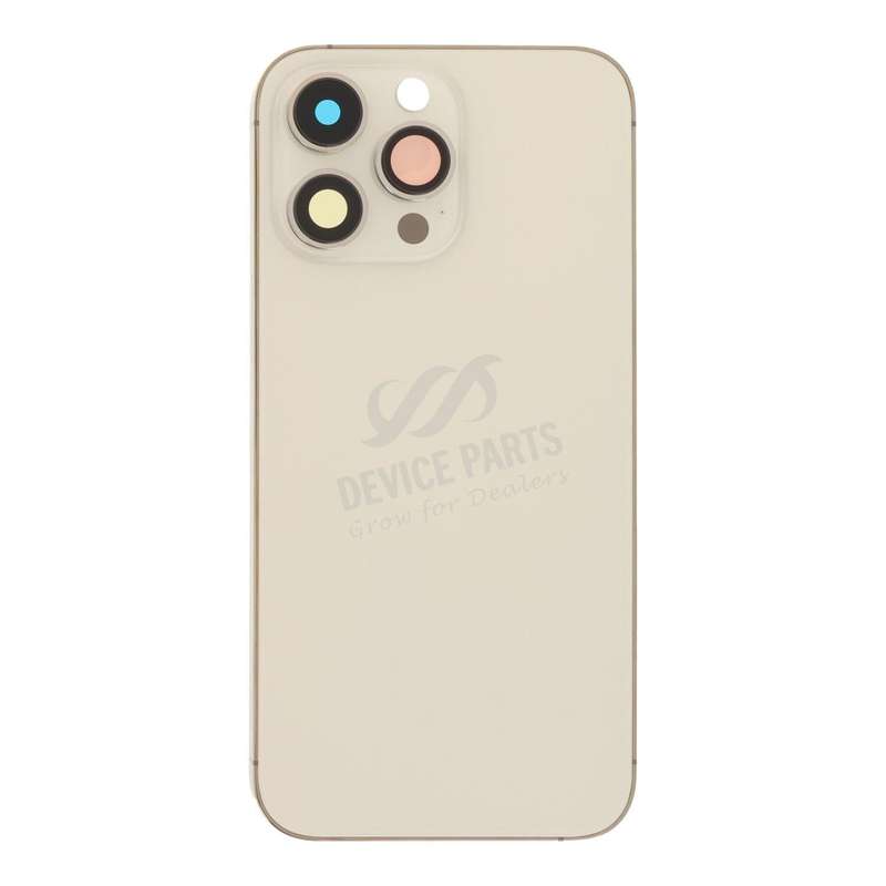Middle Frame + Battery Door + Back Camera Lens and Bezel + Side Buttons + SIM Card Tray with Magn...
