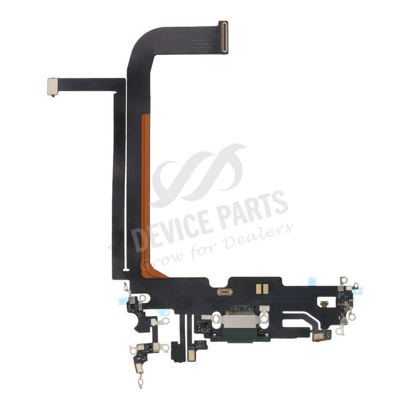 Charging Port Flex Cable for iPhone 13 Pro Max 6.7" Green without Logo HQ