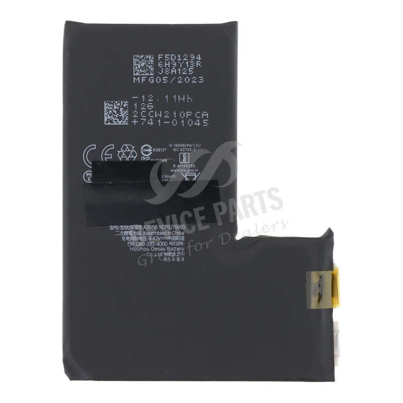 3095mAh Battery Cell + Battery Adhesive for iPhone 13 Pro 6.1" OEM