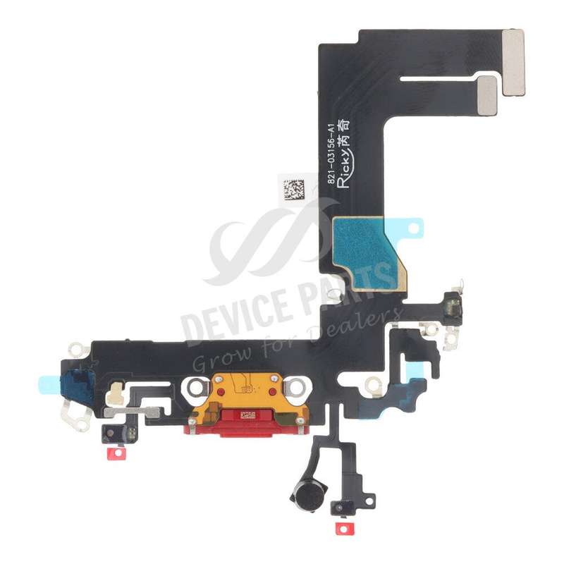 Charging Port Flex Cable for iPhone 13 Mini 5.4" Red without Logo OEM