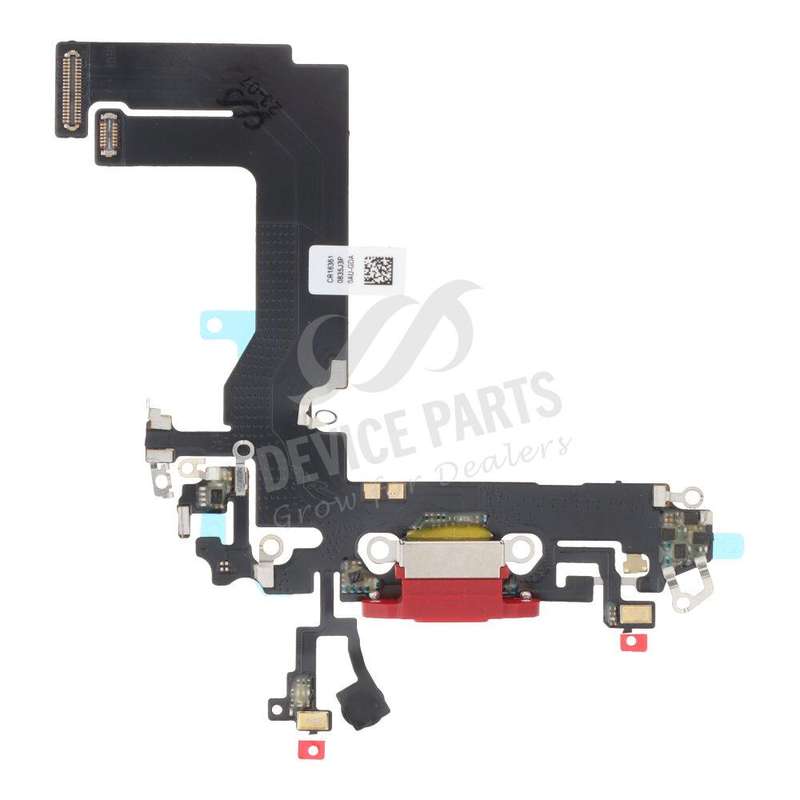 Charging Port Flex Cable for iPhone 13 Mini 5.4" Red without Logo OEM