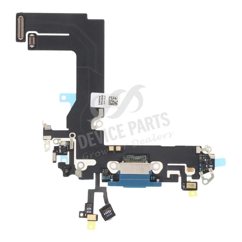 Charging Port Flex Cable for iPhone 13 Mini 5.4" Blue without Logo OEM