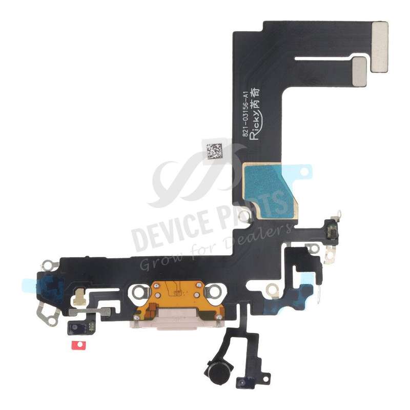 Charging Port Flex Cable for iPhone 13 Mini 5.4" Pink without Logo OEM