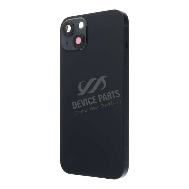 Middle Frame + Battery Door + Back Camera Lens and Bezel + Side Buttons + SIM Card Tray with Magn...