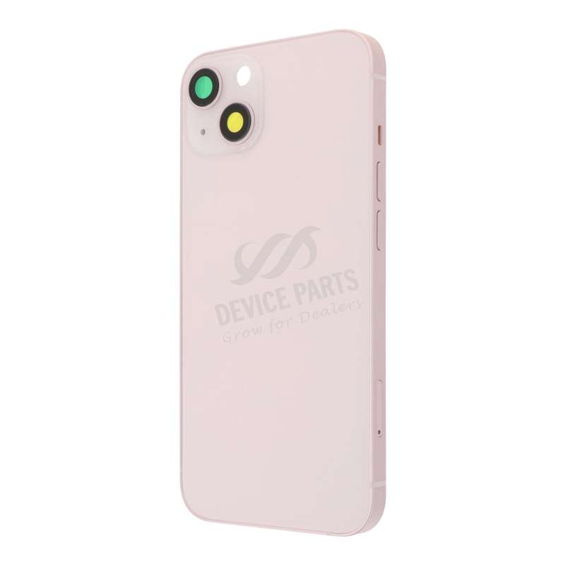 Middle Frame + Battery Door + Back Camera Lens and Bezel + Side Buttons + SIM Card Tray with Magn...