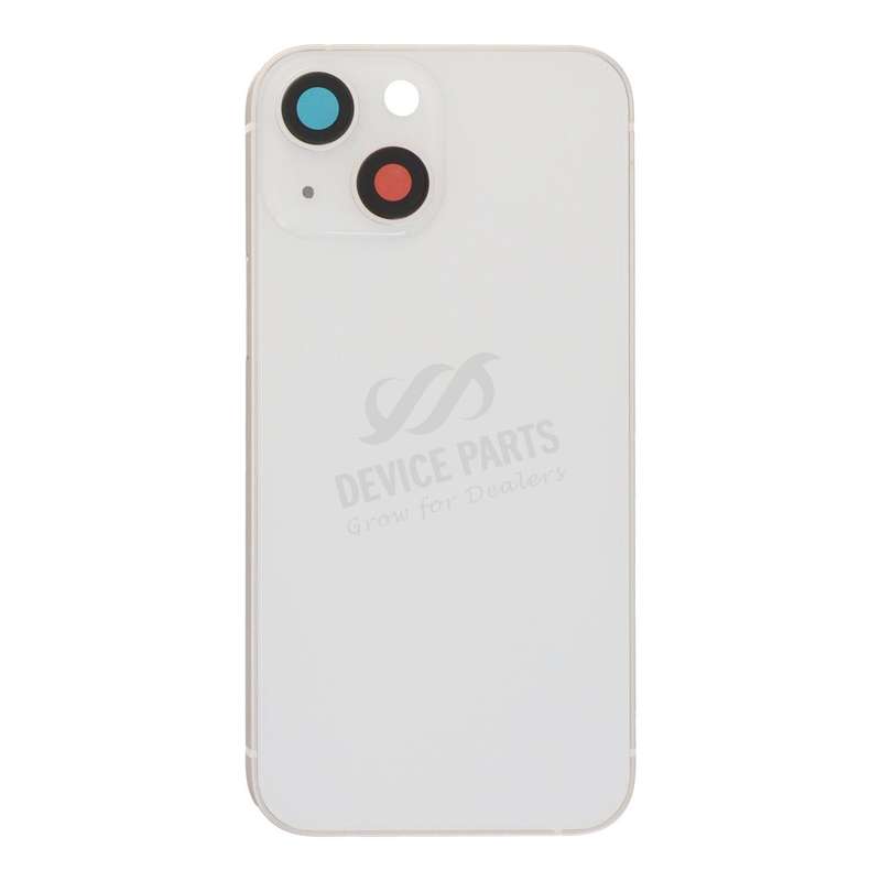 Middle Frame + Battery Door + Back Camera Lens and Bezel + Side Buttons + SIM Card Tray with Magn...