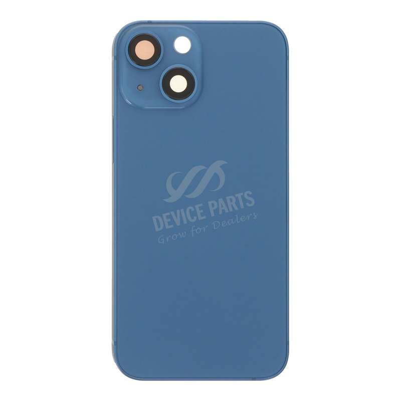 Middle Frame + Battery Door + Back Camera Lens and Bezel + Side Buttons + SIM Card Tray with Magn...
