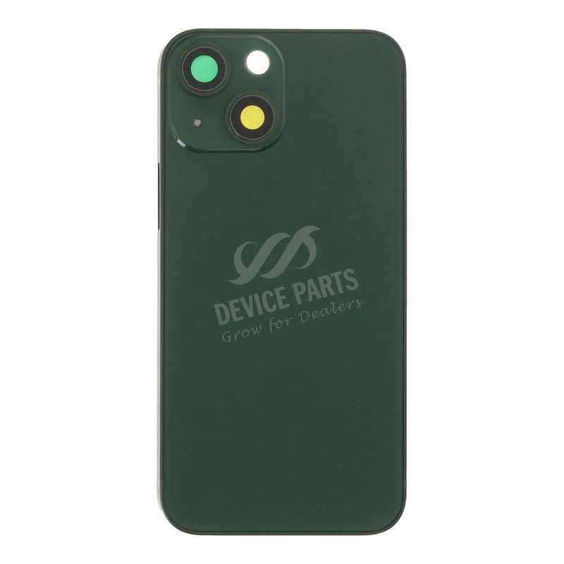 Middle Frame + Battery Door + Back Camera Lens and Bezel + Side Buttons + SIM Card Tray with Magn...