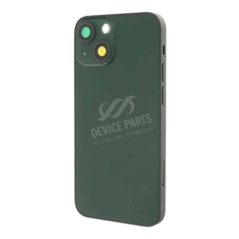 Middle Frame + Battery Door + Back Camera Lens and Bezel + Side Buttons + SIM Card Tray with Magn...