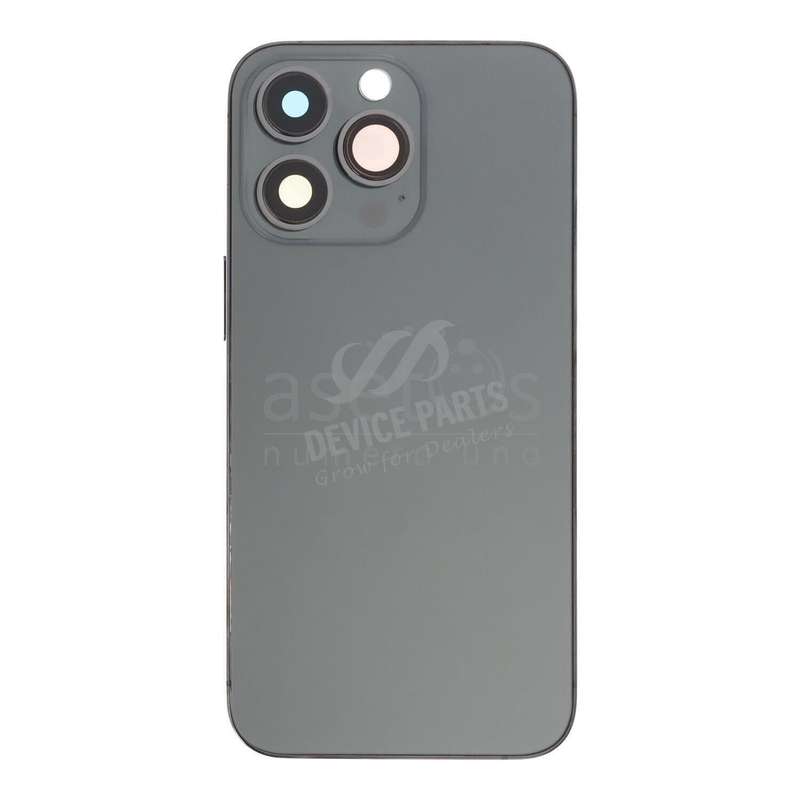 Middle Frame + Battery Door + Back Camera Lens and Bezel + Side Buttons + SIM Card Tray with Magn...