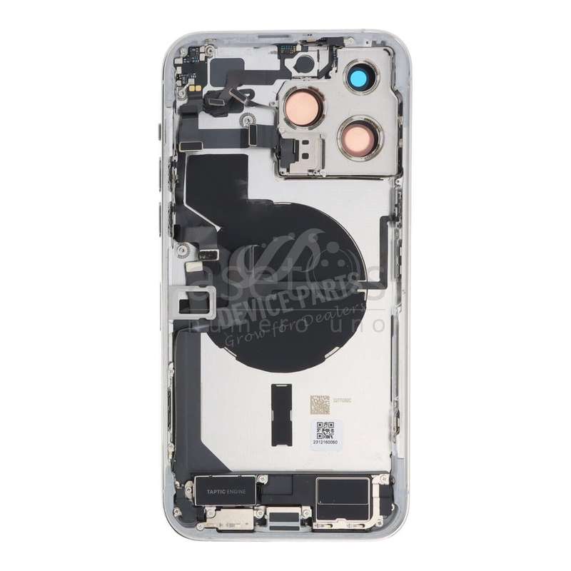 Battery Door Assembly for iPhone 14 Pro Max A2893/A2896/A2895/A2894 European Version Silver OEM
