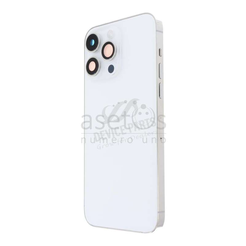 Battery Door Assembly for iPhone 14 Pro Max A2893/A2896/A2895/A2894 European Version Silver OEM