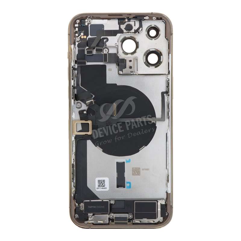 Battery Door Assembly for iPhone 14 Pro Max A2893/A2896/A2895/A2894 European Version Gold OEM