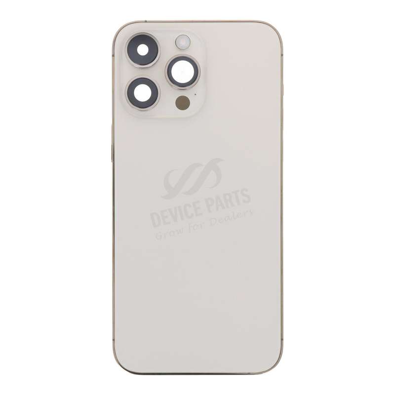 Battery Door Assembly for iPhone 14 Pro Max A2893/A2896/A2895/A2894 European Version Gold OEM