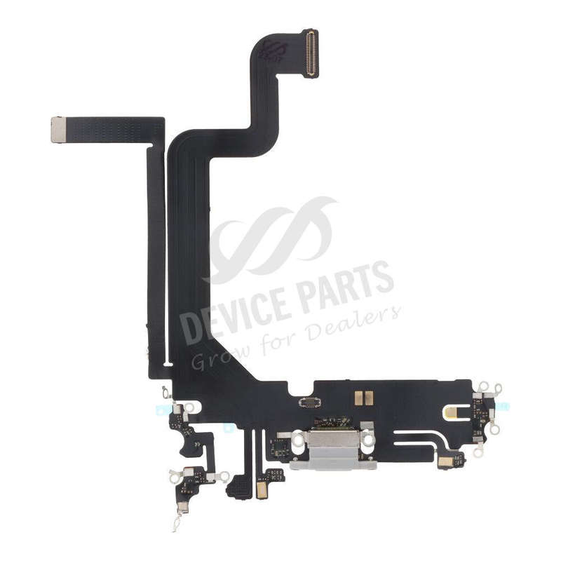 Charging Port Flex Cable for iPhone 14 Pro Max White HQ