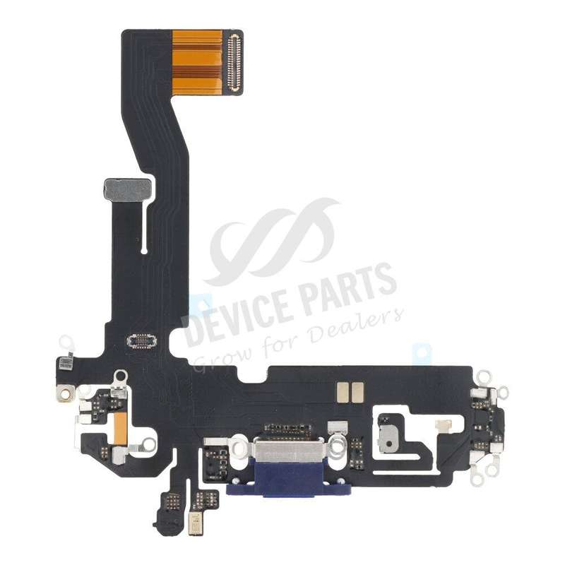 Charging Port Flex Cable for iPhone 12/12 Pro Blue without Logo HQ
