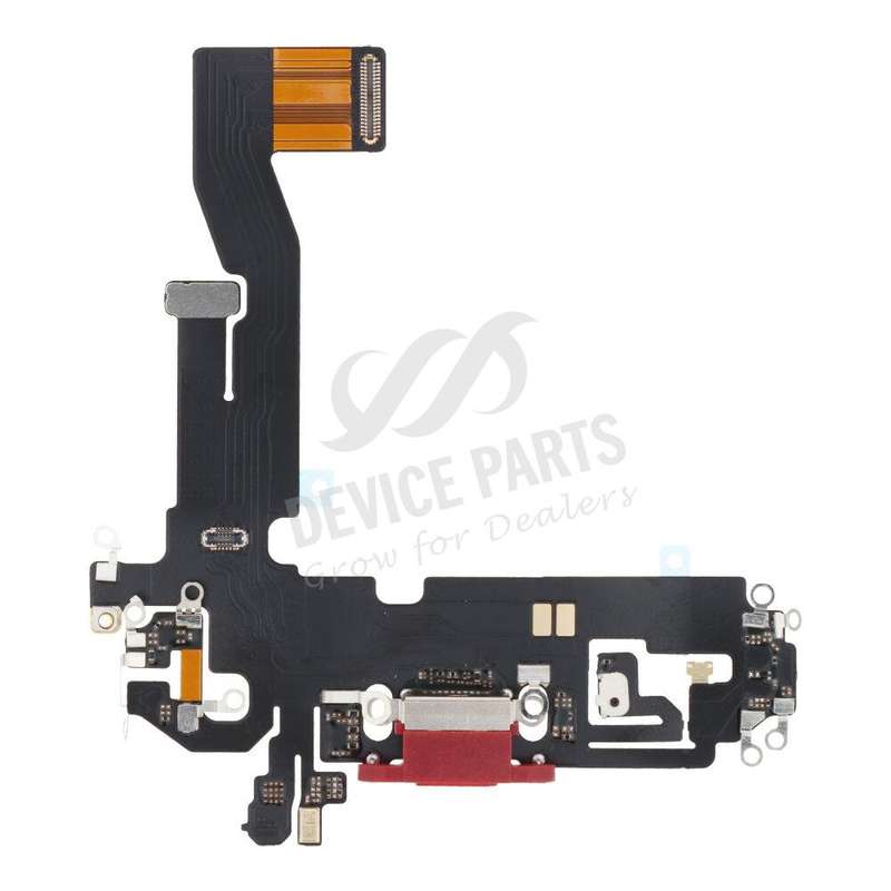 Charging Port Flex Cable for iPhone 12 Red without Logo HQ