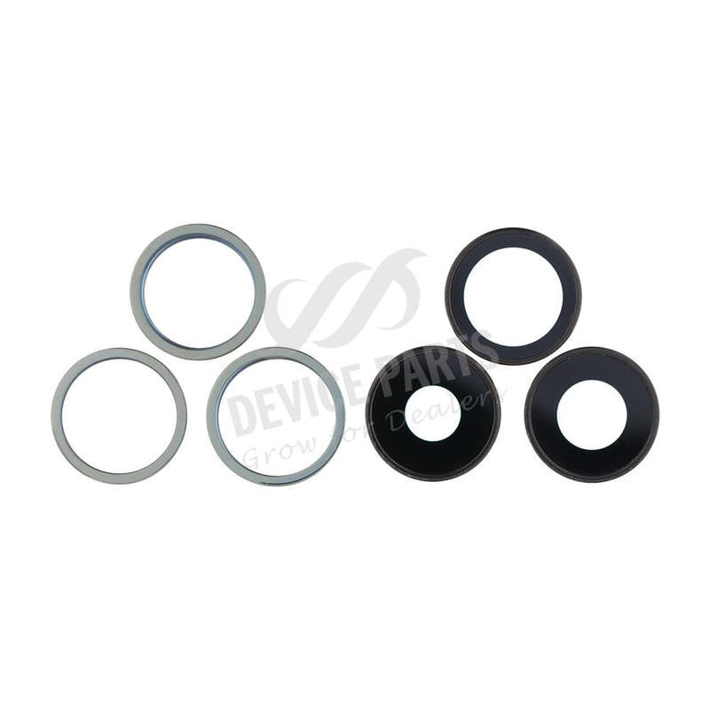 Back Camera Lens and Bezel for iPhone 13 Pro 6.1"/13 Pro Max 6.7" Green HQ 6pcs in one set