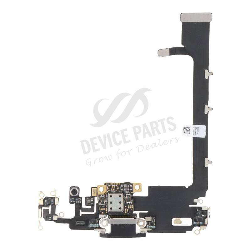Charging Port Flex Cable with Board for iPhone 11 Pro Max Black HQ