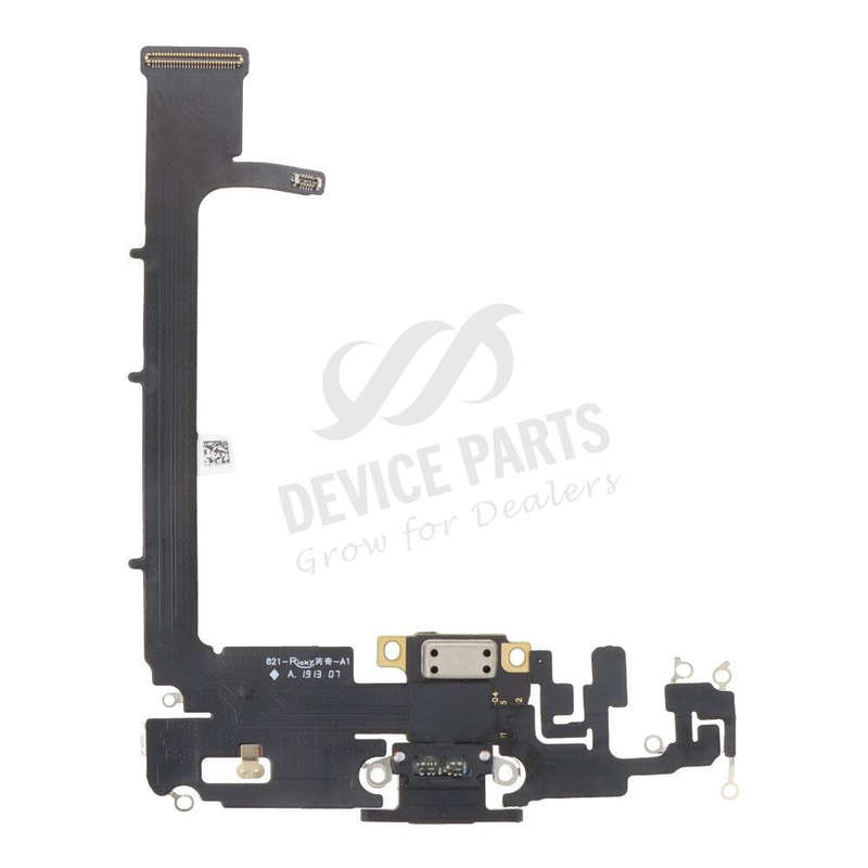 Charging Port Flex Cable with Board for iPhone 11 Pro Max Black HQ