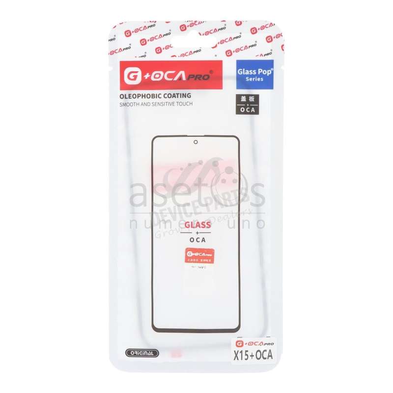 G+OCA Pro Glass Lens + OCA for iPhone 15 Black OEM