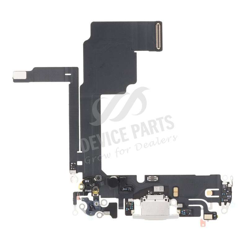 Charging Port Flex Cable for iPhone 15 Pro White Titanium Ori