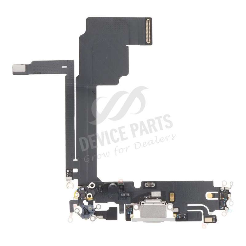 Charging Port Flex Cable for iPhone 15 Pro Max White Titanium Ori