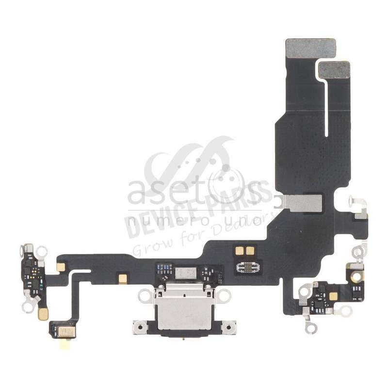 Charging Port Flex Cable for iPhone 15 Black Ori