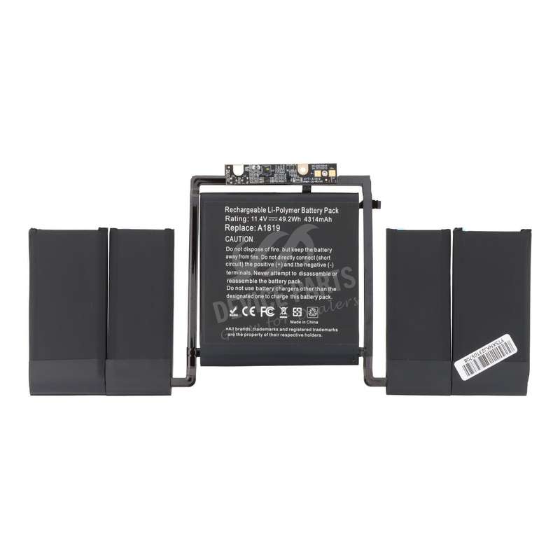 A1819 Battery + Battery Adhesive for MacBook Pro 13.3" A1706 2017 OEM without Logo