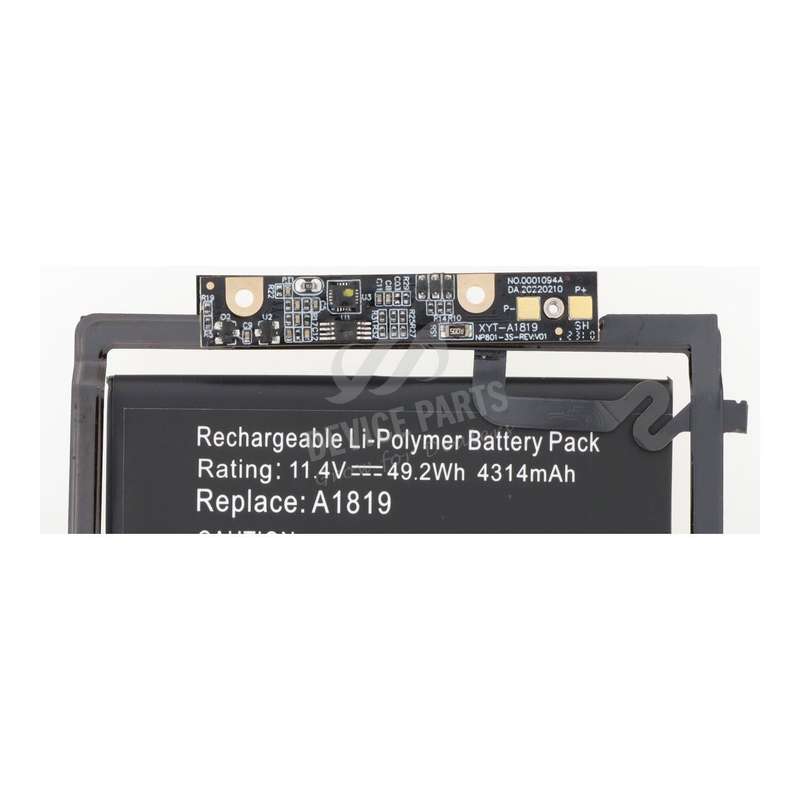 A1819 Battery + Battery Adhesive for MacBook Pro 13.3" A1706 2017 OEM without Logo
