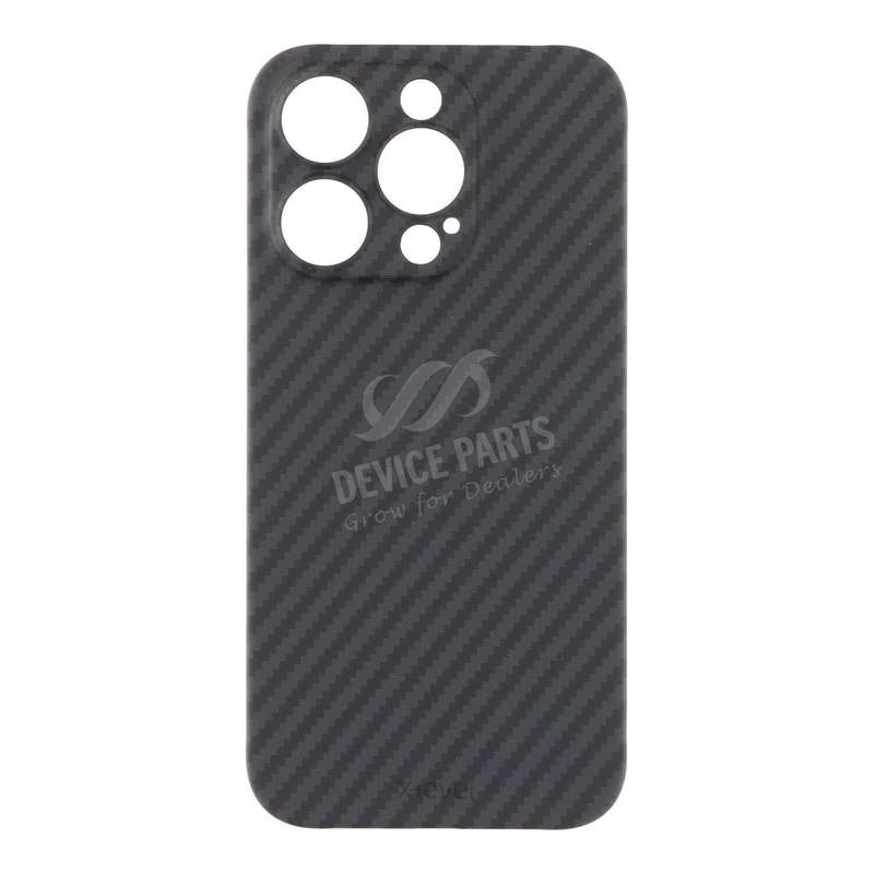 X-level Nanofiber Magnetic Case for iPhone 15 Pro Max Black