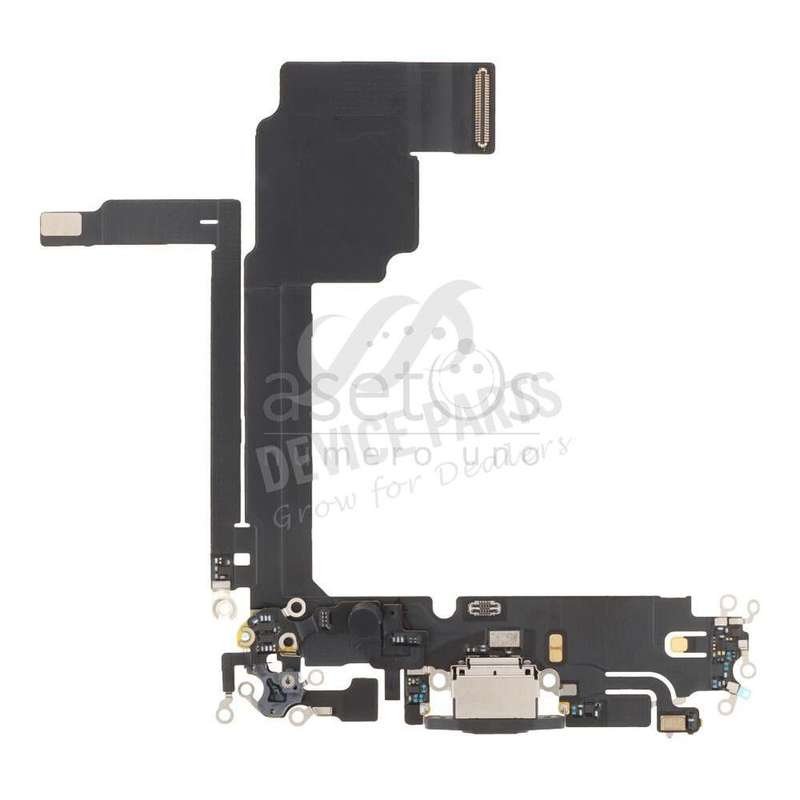 Charging Port Flex Cable for iPhone 15 Pro Max Black Titanium Ori