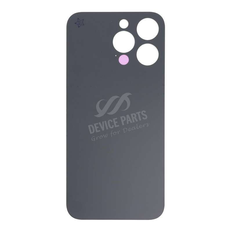 Battery Door with Adhesive for iPhone 15 Pro Max Large Hole Black Titanium OEM