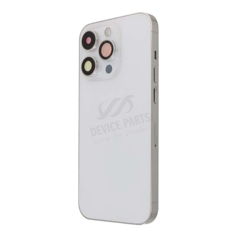 Battery Door Assembly for iPhone 14 Pro A2650 USA Version Silver OEM